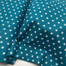 Baumwolle Sterne petrol Swafing Carrie