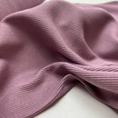 Fibre Mood Bündchen Stoff uni mauve