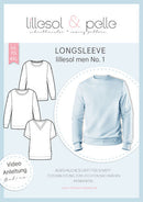 Papierschnittmuster Lillesol & Pelle Longsleeve Men No. 1