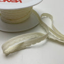 Elastic-Abschlusslitze 8mm wollweiß