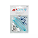 Prym Love Druckknöpfe Jersey blau
