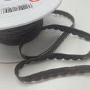 Elastic-Abschlusslitze 8mm dunkeltaupe