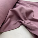 Fibre Mood Bündchen Stoff uni mauve