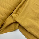 Gewebte Baumwolle kariert senfgelb