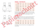 Papierschnittmuster Schnittreif Frau Hellie Kleid