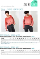 Papierschnittmuster Leni Pepunkt Cropped Sweater
