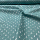 Baumwolle Anker mint Poppy Design