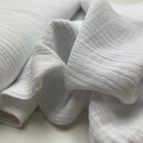 Musselin Double Gauze weiß