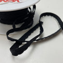 Elastic-Abschlusslitze 8mm schwarz