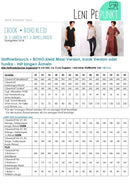 Papierschnittmuster Leni Pepunkt Boho Kleid