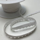 Elastic-Abschlusslitze 8mm weiß