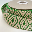 Veno Gurtband Ethno grün 38 mm