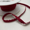 Elastic-Abschlusslitze 8mm burgundy