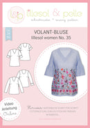 Papierschnittmuster Lillesol & Pelle No. 35 Volant Bluse