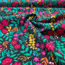 Baumwolle Blumen schwarz Art Gallery