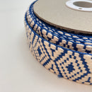 Veno Gurtband Ethno blau 38 mm