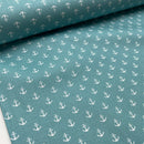 Baumwolle Anker mint Poppy Design
