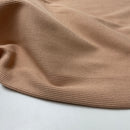 Fibre Mood Bündchen Stoff uni hell apricot