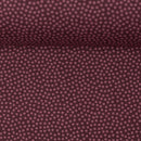 Baumwolle Punkte bordeaux Swafing Dotty