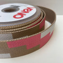 Veno Gurtband rosa beige 38 mm