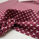 Baumwolle Weihnachten Rentier dunkelrot Swafing Nordpool