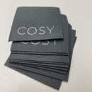 Just Be Label Webetiketten cosy grau