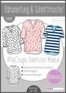 Papierschnittmuster Kibadoo Macaya Oversize Bluse