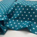 Baumwolle Sterne petrol Swafing Carrie